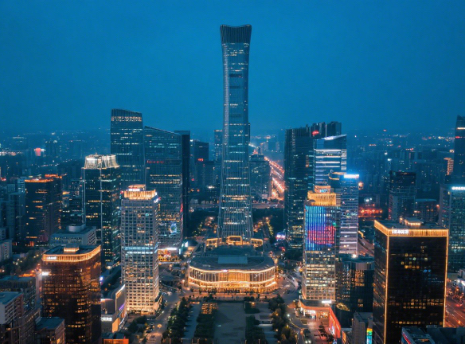 北京国贸三期B座玻璃幕墙检测方案